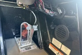 Slide: The Image of 2025 Ranger Z521R Cup-Equipped interior wiring and components detail. - 97