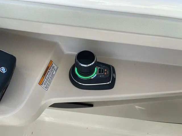 Slide: The Image of Joystick control on 2024 Boston Whaler 280 Vantage boat console. - 30