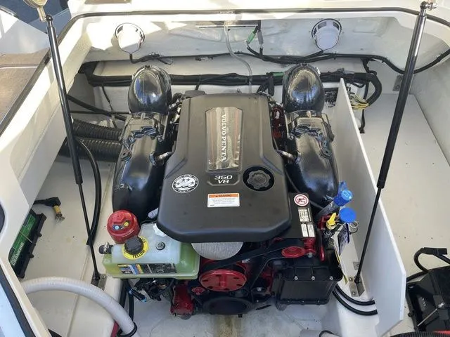 Slide: The Image of 2022 Cobalt R4 engine compartment featuring a powerful 350 V8 engine. - 10