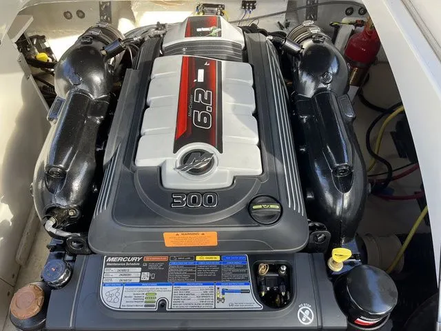 Slide: The Image of 2023 Chaparral 247 SSX boat engine, Mercury 6.2L, 300 horsepower. - 8