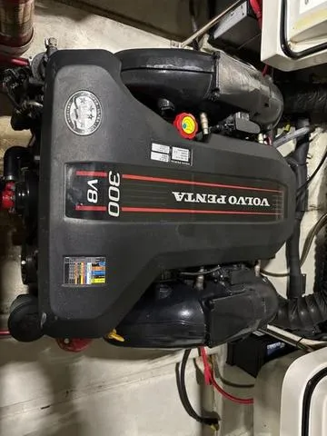 Slide: The Image of Volvo Penta 300 V8 engine in a 2014 Cobalt R3 boat. - 14