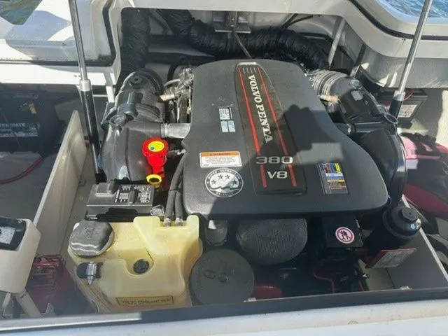 Slide: The Image of Volvo Penta 380 V8 engine in a 2017 Cobalt R5 boat. - 5
