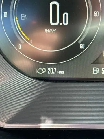 Slide: The Image of 2023 MasterCraft X24 dashboard displaying 0 MPH and 20.7 engine hours. - 14