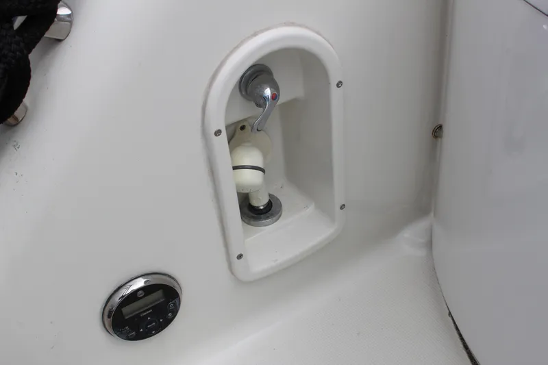 Slide: The Image of Control panel and faucet on 2016 Formula 37 PC boat. - 10