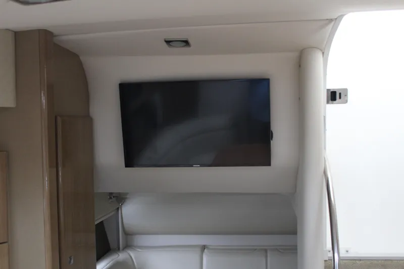 Slide: The Image of Interior of 2016 Formula 37 PC yacht with mounted flat-screen TV. - 33