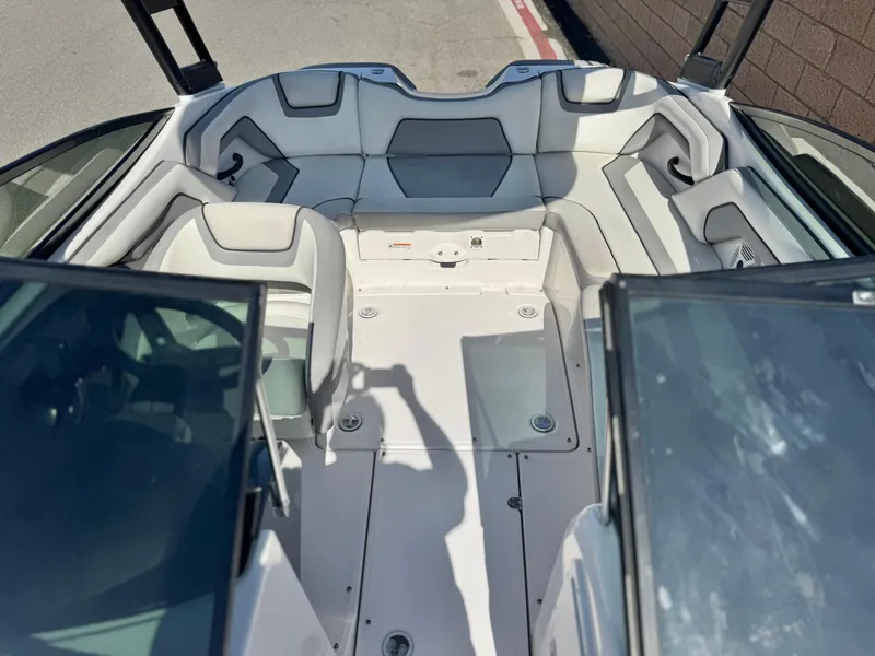 Slide: The Image of 2018 Yamaha AR190 boat interior with spacious seating and modern design. - 15