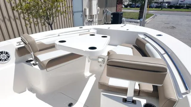 Slide: The Image of 2026 Sea Born LX22 Center Console boat, interior view. - 5