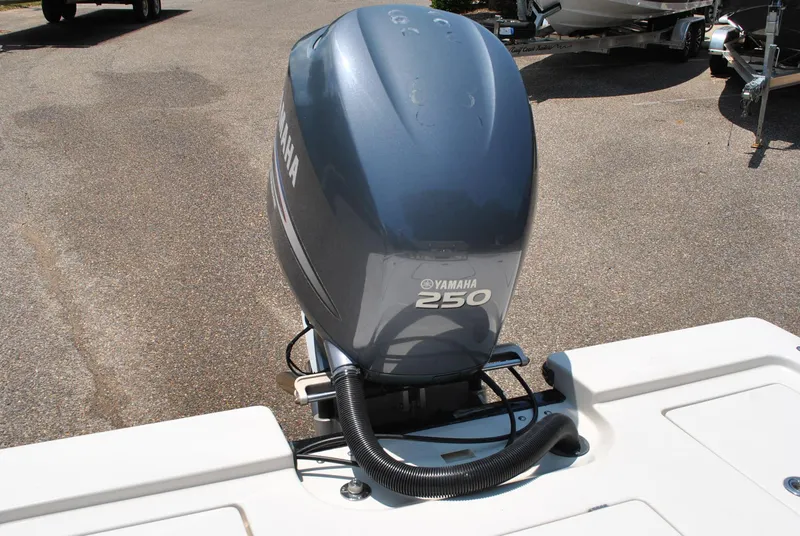 Slide: The Image of Yamaha 250 outboard motor on 2010 Pathfinder 2400 Tournament Edition boat. - 25