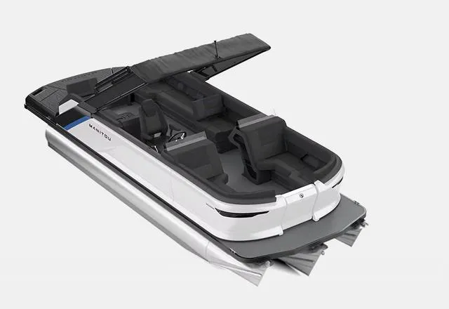 Slide: The Image of Manitou 22' EXPLORE Max Deck With 150hp Stealth Motor 2025 - 3