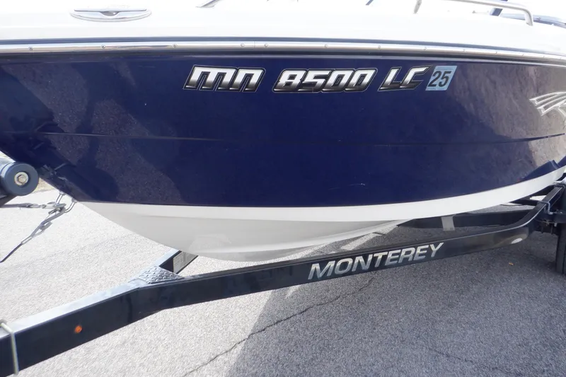 Slide: The Image of 2014 Monterey 196MS boat with a scratch being repaired. - 23