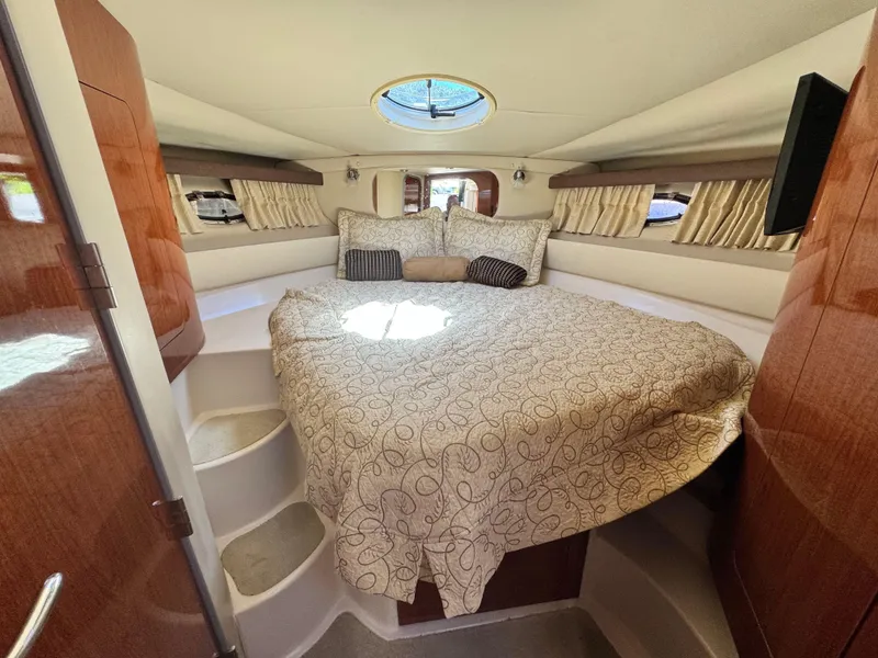 Slide: The Image of Luxurious bathroom in 2009 Regal Commodore 4060 yacht with shower and vanity. - 24
