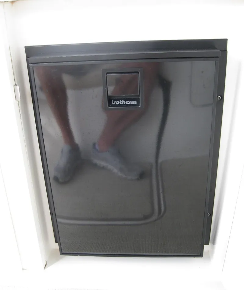 Slide: The Image of Built-in refrigerator on a 2008 Sea Ray 330 Sundancer yacht. - 11