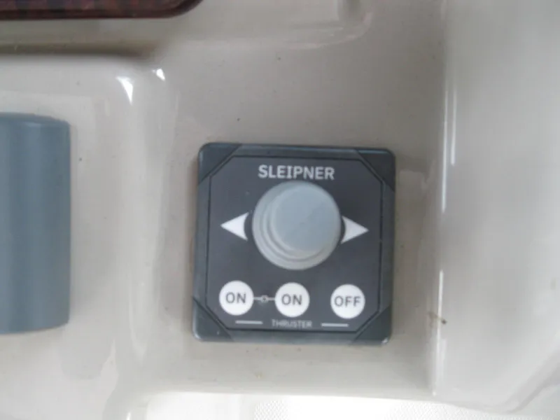 Slide: The Image of Control panel for Sleipner thruster on 2008 Sea Ray 330 Sundancer boat. - 26