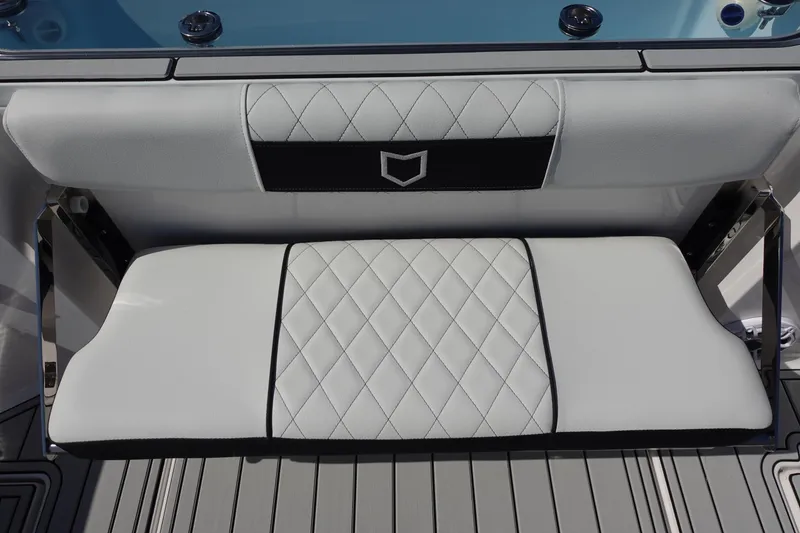 Slide: The Image of Livewell on 2025 Sea Fox 328 Commander boat, featuring sleek design and functionality. - 11