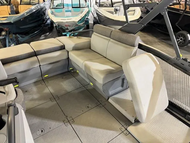Slide: The Image of 2023 Sea-Doo Switch® Sport Compact-170 hp interior with spacious seating arrangement. - 11