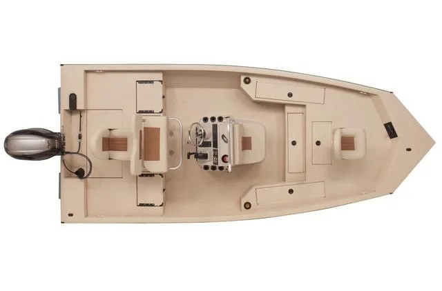 Slide: The Image of 2023 G3 BAY 18T GX boat on trailer, showing hull and speakers. - 6