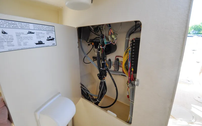 Slide: The Image of Rosborough RF-246 - Aunt Margaret - Forward Cabin - Electrical Closet - 61