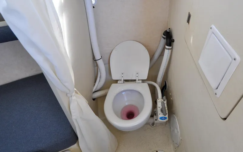 Slide: The Image of Rosborough RF-246 - Aunt Margaret - Forward Cabin - Head - 62