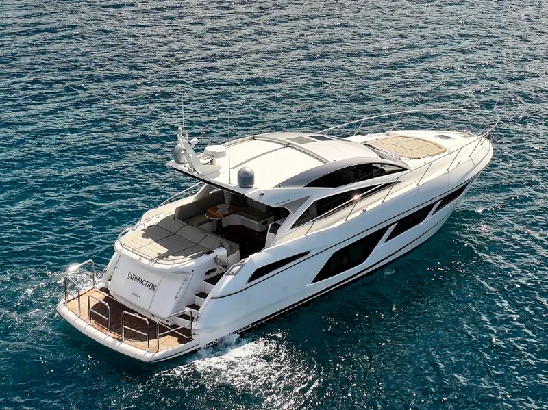 Slide: The Image of 2017 Sunseeker Predator 57 yacht cruising on open water. - 7