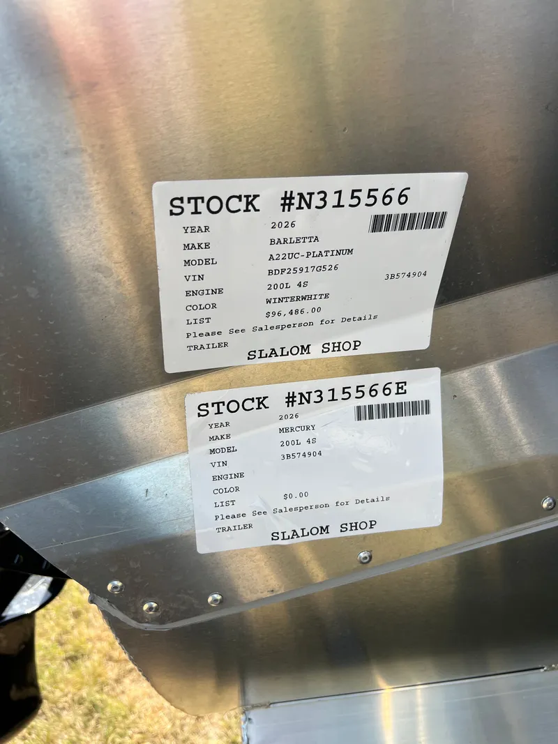 Slide: The Image of 2026 BARLETTA A22UC-PLATINUM - Image 21 - 21