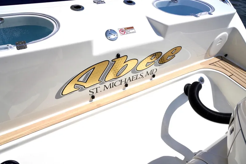 Slide: The Image of 2020 Cobia 350 Center Console boat with "Abee" name, St. Michaels, MD. - 24