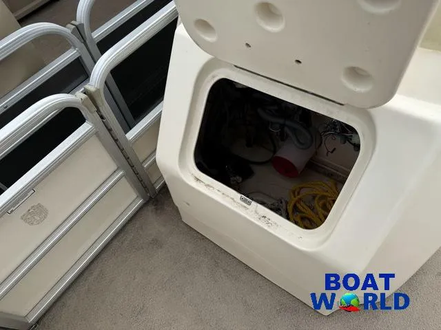 Slide: The Image of Sweetwater 2222 DF Pontoon WITH SEA LEGS 2004 - 12