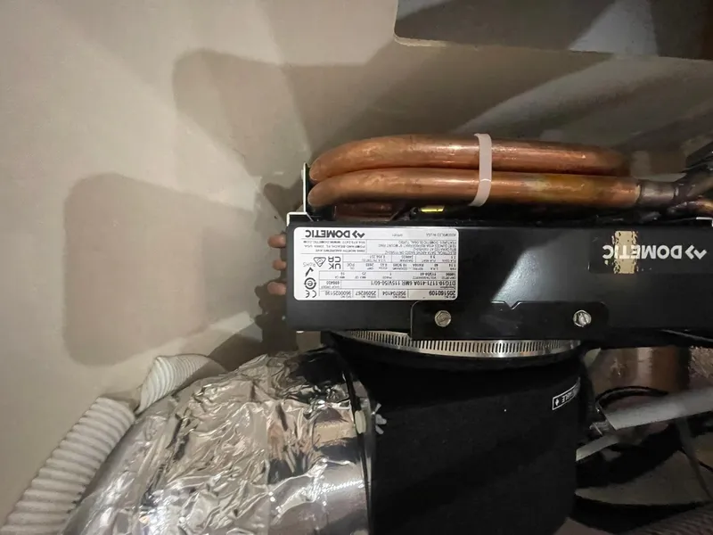 Slide: The Image of Dometic air conditioning unit in 2006 Carver 46 Motor Yacht. - 42