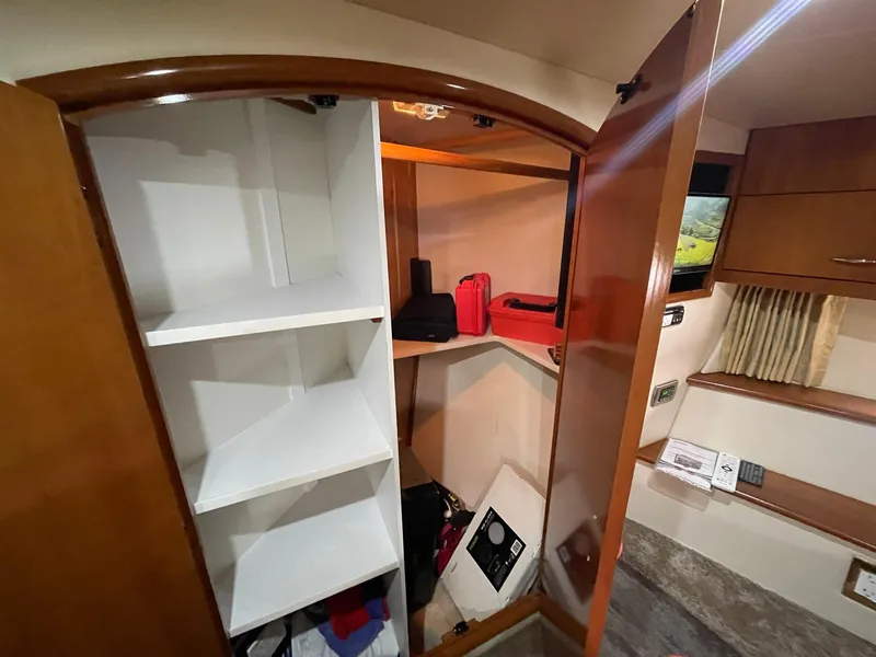 Slide: The Image of VIP/GUEST STATEROOM LARGE HANGING CLOSET TO PORT - 49