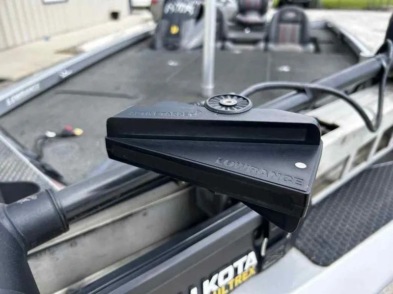 Slide: The Image of 2016 Ranger RT188 boat with Lowrance sonar and Minn Kota trolling motor. - 12