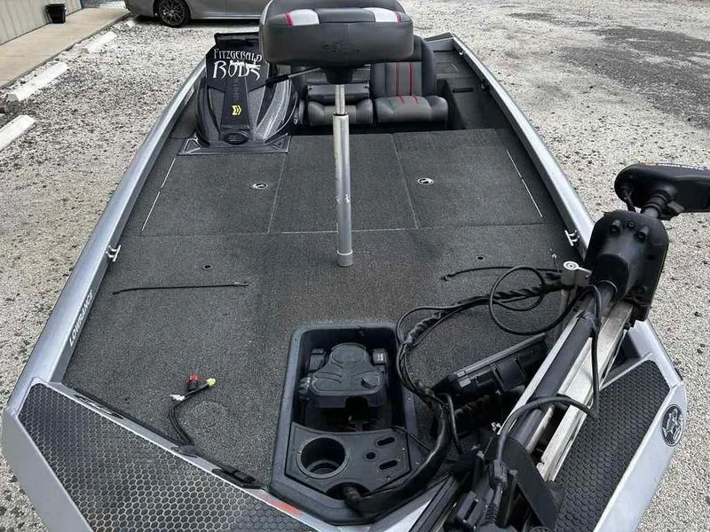 Slide: The Image of 2016 Ranger RT188 fishing boat with trolling motor and spacious deck. - 13