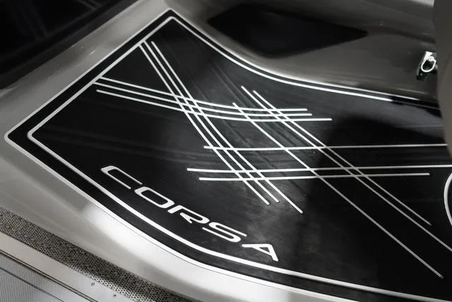 Slide: The Image of 2025 Barletta Corsa 23UC boat floor mat with sleek geometric design. - 47