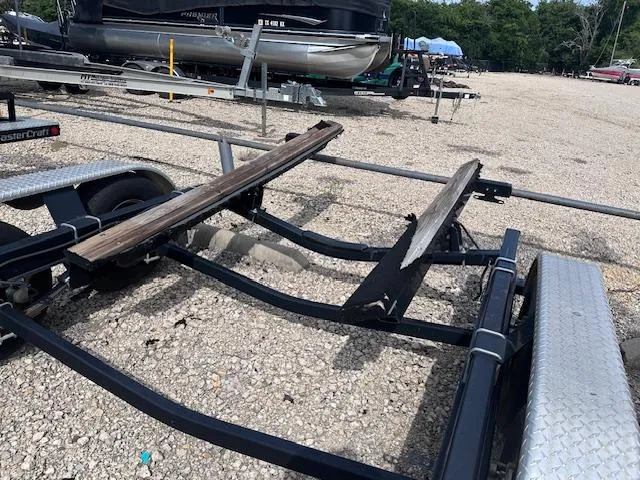 Slide: The Image of Boat trailer on gravel lot, suitable for 2016 Sea Ray 270 Sundeck. - 38