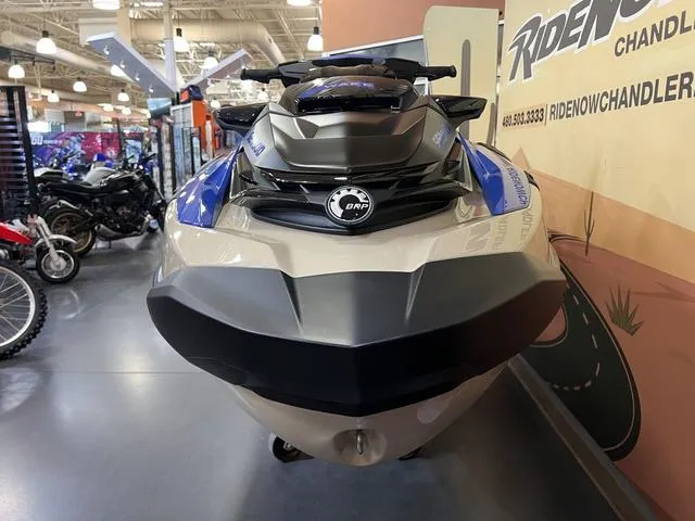 Slide: The Image of 2025 Sea-Doo Waverunner Wake displayed in showroom, front view. - 3