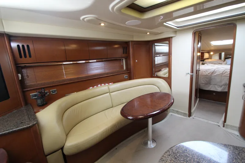Slide: The Image of 2007 Sea Ray 44 Sundancer interior with elegant seating and modern design. - 32