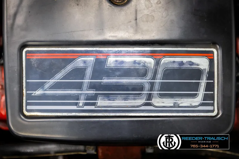 Slide: The Image of Close-up of 430 badge on 1993 Excel 20SX vehicle. - 40