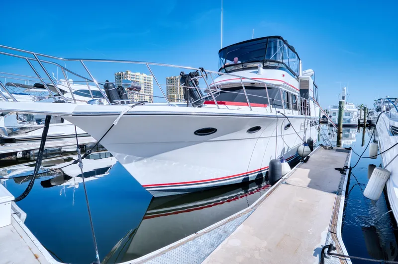 Slide: The Image of Californian 48 Sundeck Motor yacht 1991 - 6