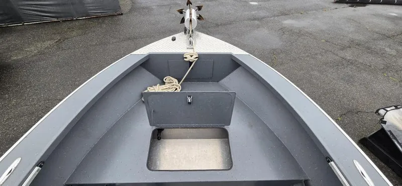 Slide: The Image of 2019 Alumaweld 20 Adventure boat bow with anchor and storage compartment. - 7