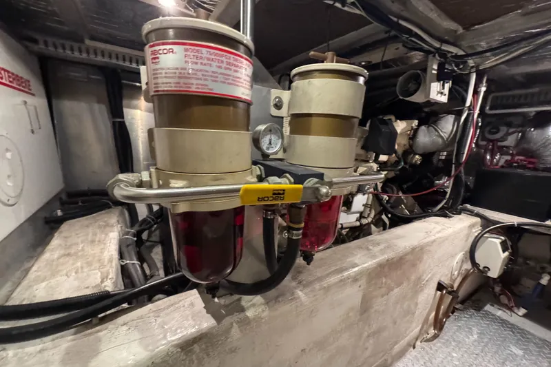 Slide: The Image of Carver 504 Cockpit Motor Yacht 2000 - 61