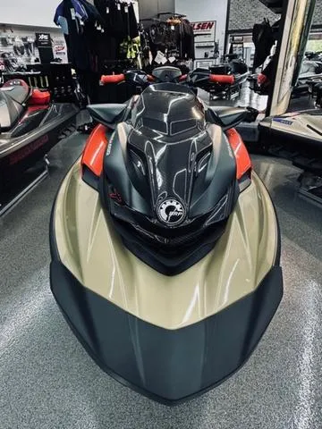 Slide: The Image of Sea-Doo RXP-X™ 325 iBR Metallic Tan / Lava Red Premium 2025 - 3