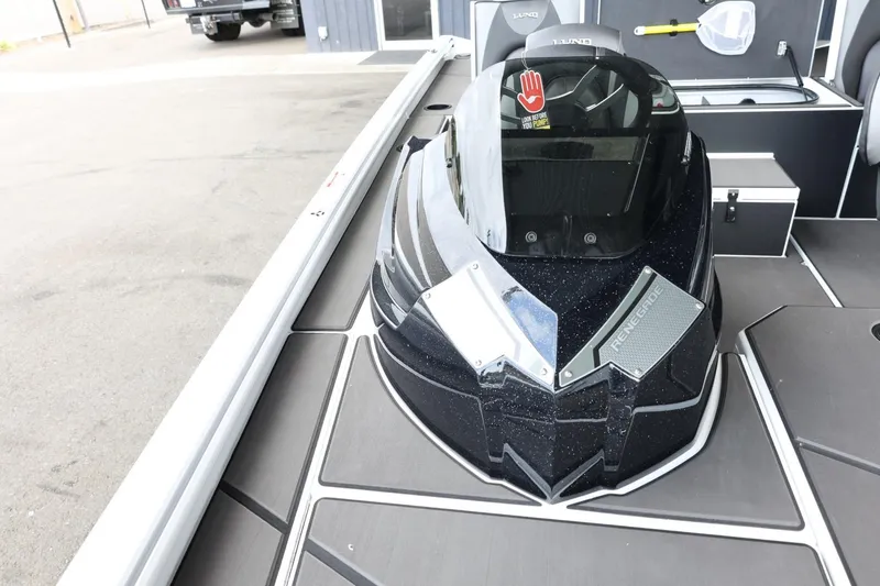 Slide: The Image of 2025 Lund 1875 Renegade SS boat interior with sleek design and modern features. - 34