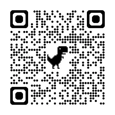 Slide: The Image of QR code featuring a pixelated dinosaur, related to South Bay 224RS LE 2023. - 11