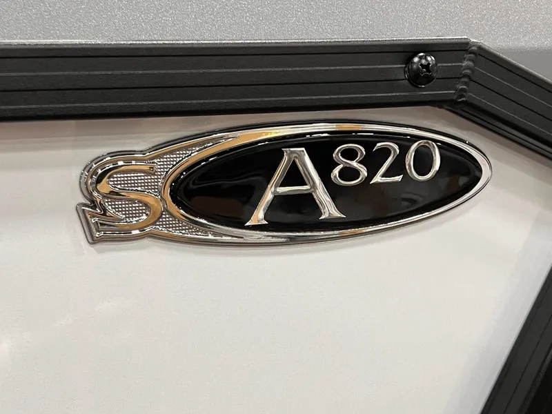 Slide: The Image of Close-up of Sylvan A-Series A20 LZ DH 2025 emblem on a vehicle. - 25