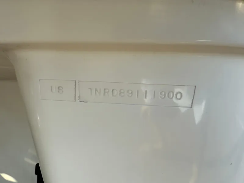 Slide: The Image of Hull identification number on a 2000 Formula 330 Sun Sport boat. - 24