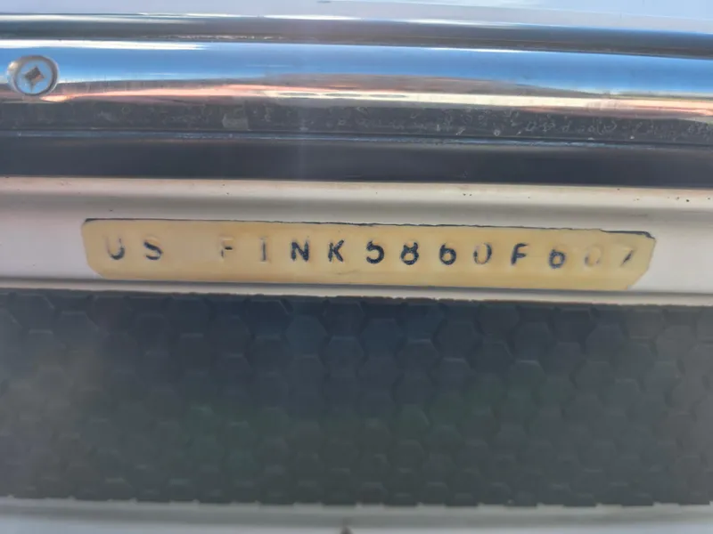 Slide: The Image of 2007 Centurion Boats ENZO23 hull identification number (HIN) plate close-up. - 18