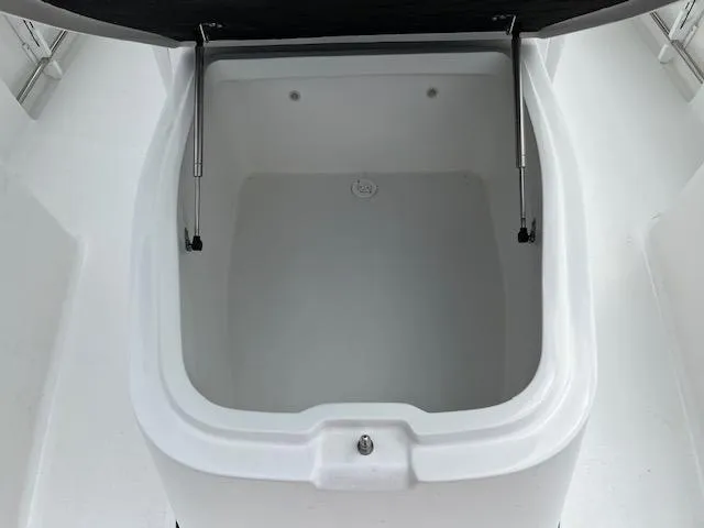 Slide: The Image of Open storage compartment on 2025 Tidewater 3100 Carolina Bay boat. - 7