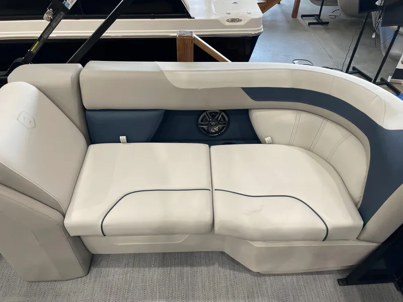 Slide: The Image of 2025 Godfrey SWEETWATER 2286 SB boat seating with modern design and comfortable upholstery. - 6