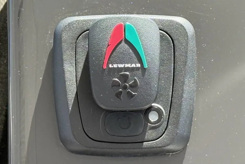 Slide: The Image of Lewmar control panel on 2020 Tiara Yachts 3900 Open "Coronet". - 21