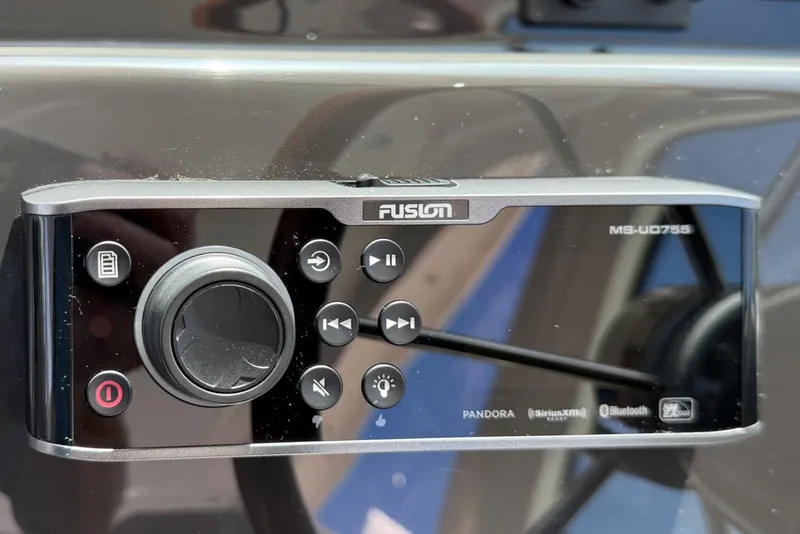 Slide: The Image of Fusion MS-UD755 audio system on 2020 Tiara Yachts 3900 Open "Coronet". - 22