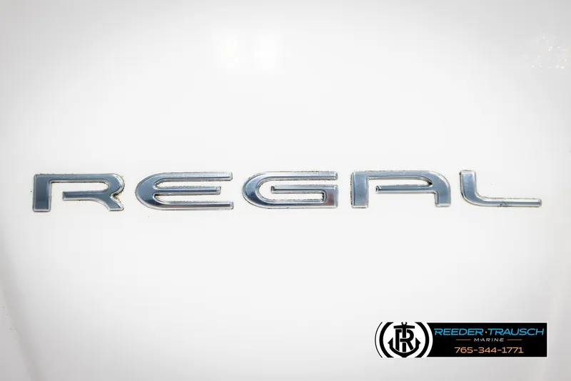 Slide: The Image of Regal 1900 2008 logo on white background, Reeder-Trausch Marine branding. - 46