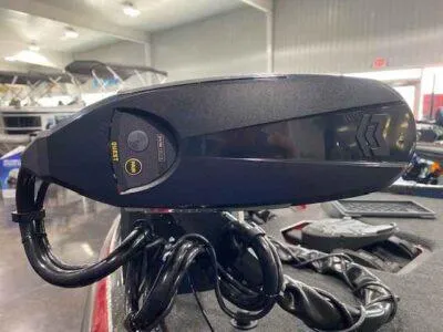 Slide: The Image of 2025 Skeeter ZXR 21 boat component in a showroom, showcasing advanced design and technology. - 7